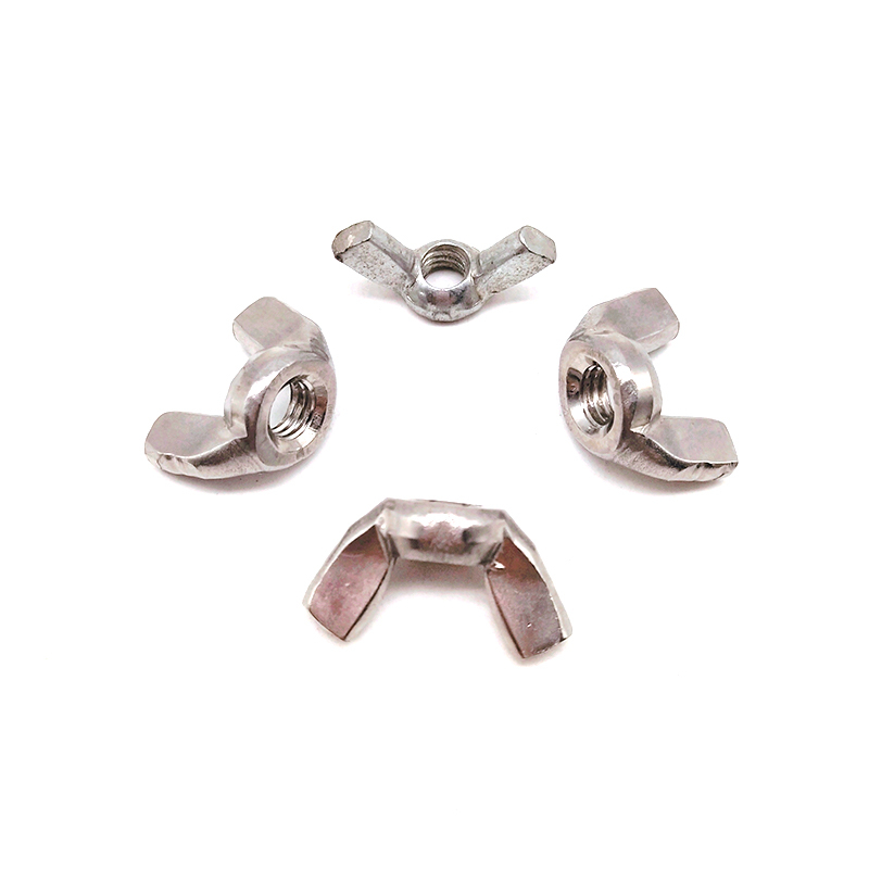 Standard Type DIN314 Stainless Steel Pressing China Factory Wing Nut with Edged Wings