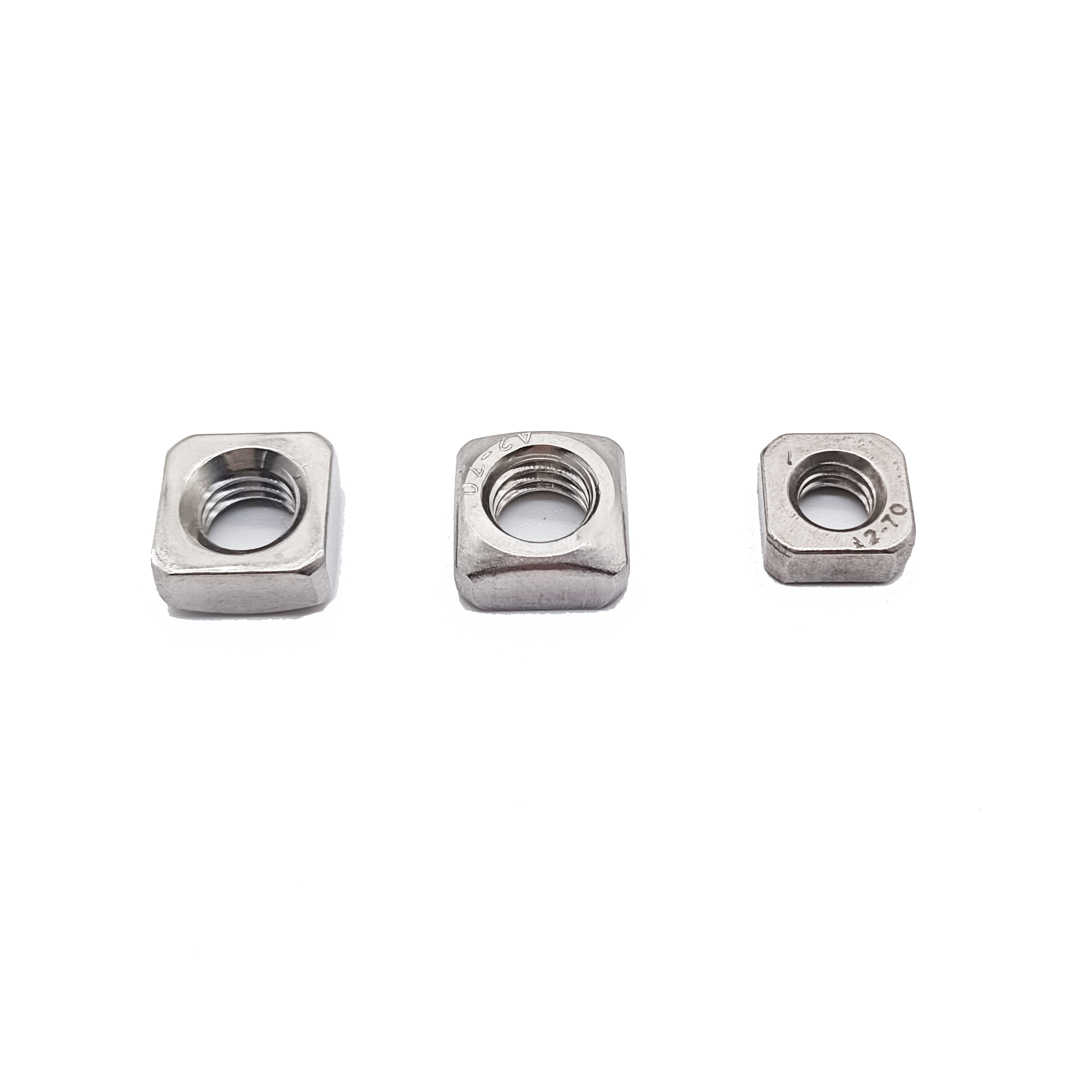 Factory Price Stainless Steel DIN557 M3 M4 M5 Square Nut 