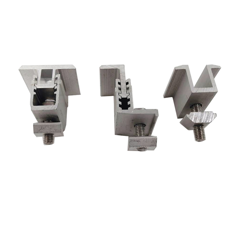 Anodized Aluminum Solar Metal Tin Roof Mount Seam/Rail/Bracke/Tripod/ Middle Side Mid And End Clamp for Framed Solar Panel