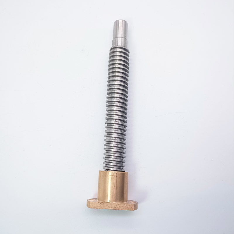 Trapezoidal Full Threaded Rods Acem Thread Lead Screw With Brass Nut