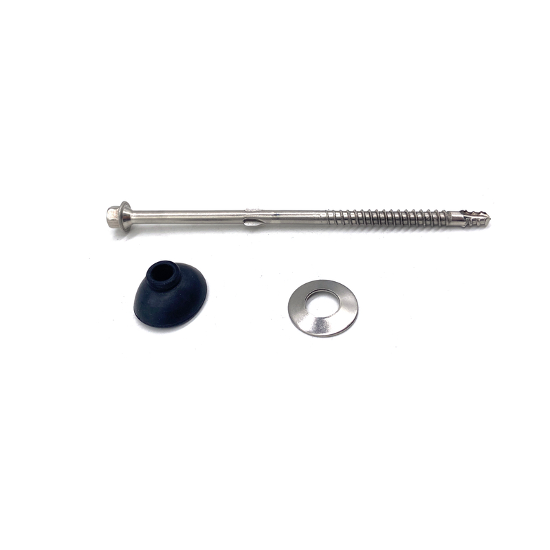 Custom SS304 SS316 Self Drilling Screw Roofing Bi-Metal Screw with Washer