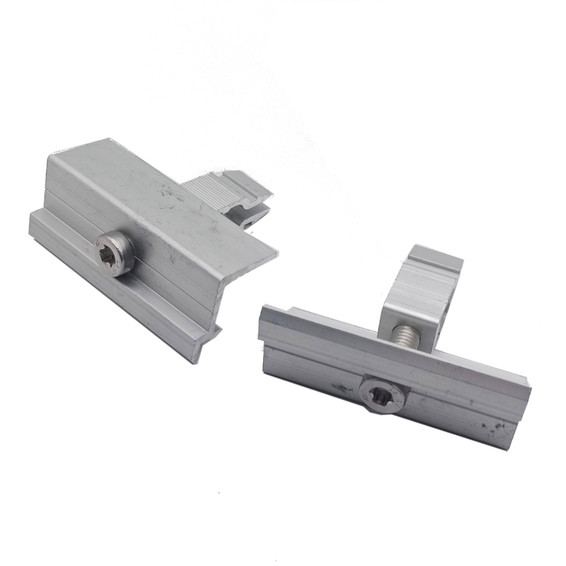 Aluminum Solar End Clamp for Roof Solar Panel Mounting System