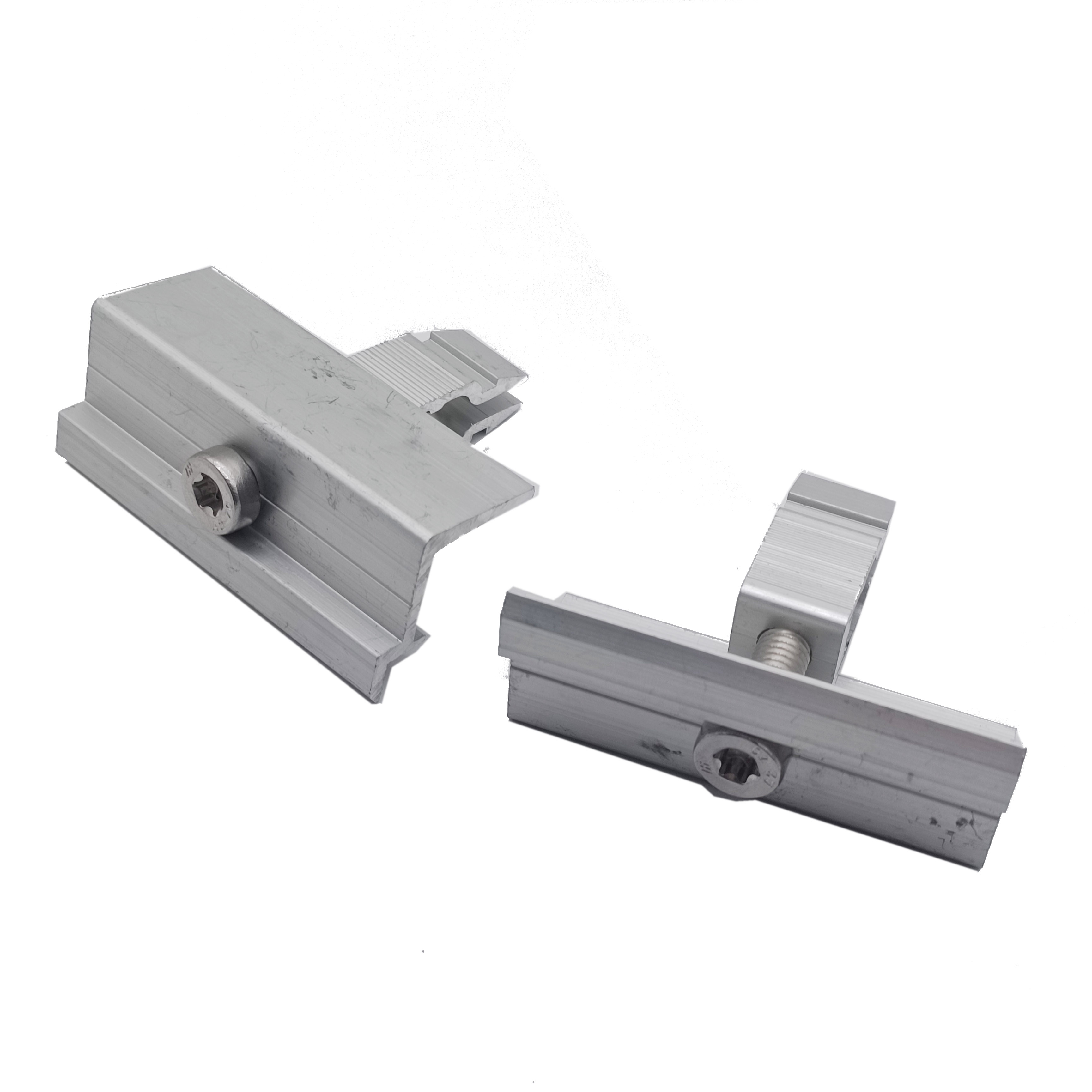 Aluminum Solar End Clamp for Roof Solar Panel Mounting System
