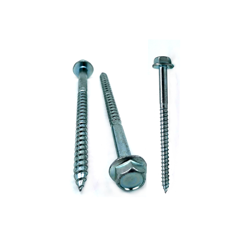 High Quality Galvanized Grade 4.8 Hexagon Flange Head Self Tapping Wood Screw