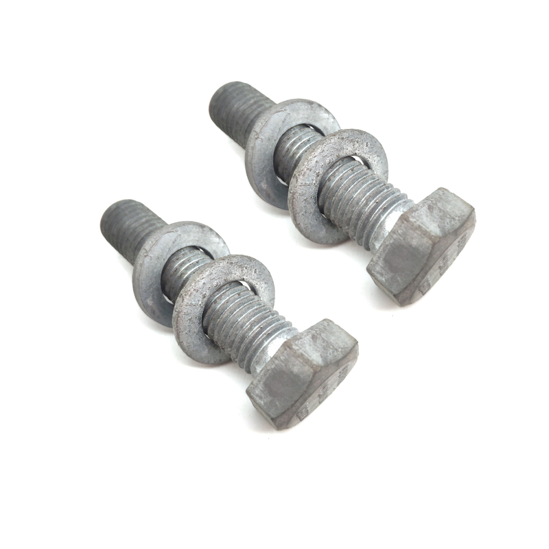 Carbon Steel Hot Dip Galvanized Half-thread Hex Bolt