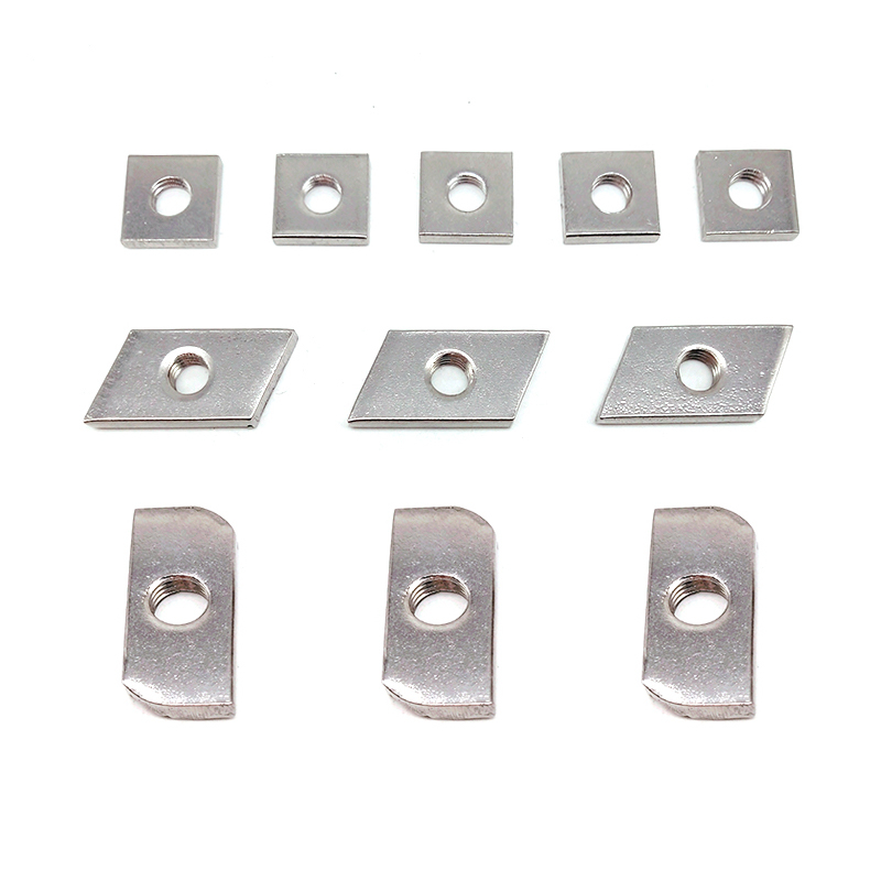 Hot Sale Stainless Steel ANSI/ASME B 18.2.2 Flat Square Sliding Washer Nuts