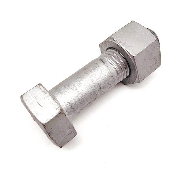 Carbon Steel Hot-dip Galvanizing Half-thread Heavy Hex Head Bolt And Nut