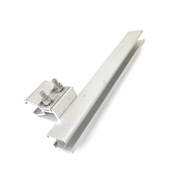 Hot Sales Photovoltaic Aluminum H Shape Rail with Klip Lok Clamp for Solar Mount Bracket