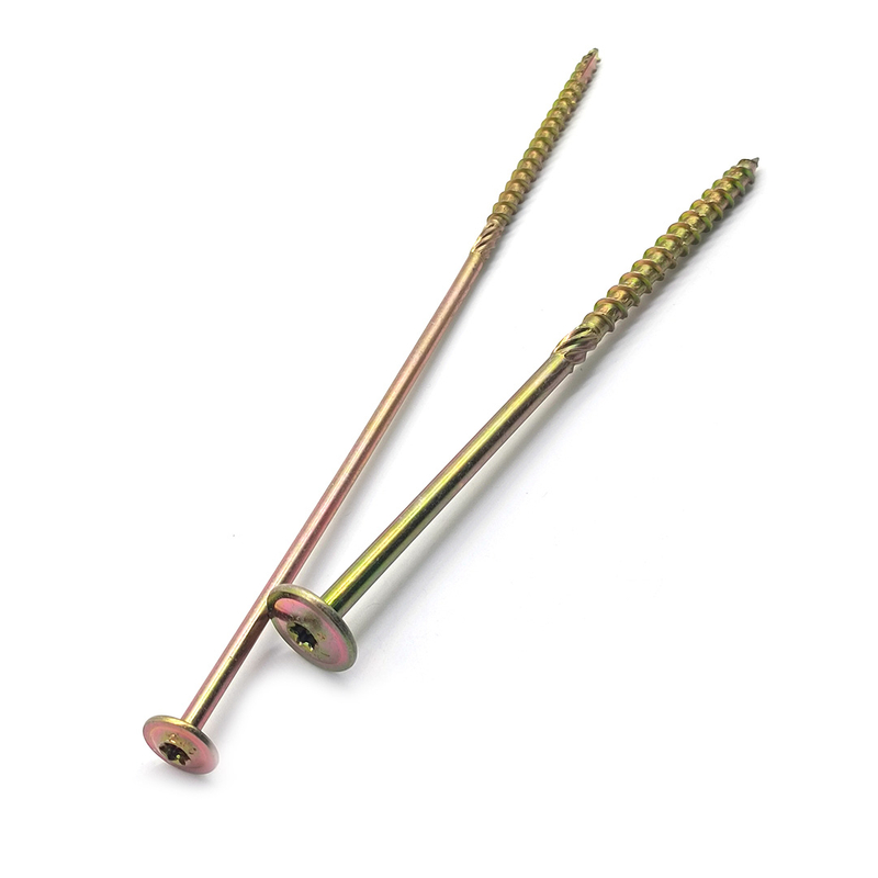 200/240mm Yellow Zinc High Quality Torx Pan Head Cutting Tail Self Tapping Screw