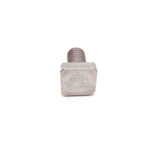 Stainless Steel SS201/304 Flat Square Head Short Bolt