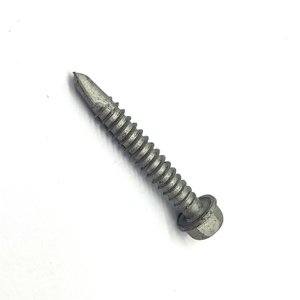 Stainless Steel SS316+SCM435 Hex Flange Head Photovoltaic Self Drilling Bi-metal Screw with EPDM Washer