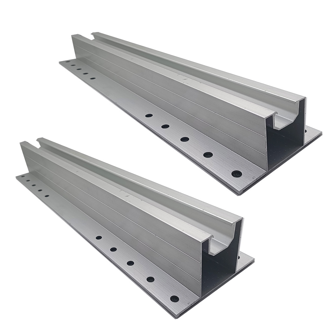 AL6005/AL6063 T Slot Aluminium Extrusion Solar Panel Mounting Rails