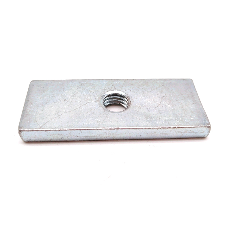 Carbon Steel Grade 8.8/10.9/12.9 Blue White Zinc Coated Long Rectangle Stamping Thin Nut
