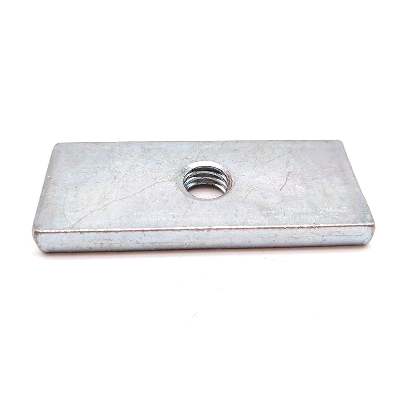 Carbon Steel Grade 8.8/10.9/12.9 Blue White Zinc Coated Long Rectangle Stamping Thin Nut