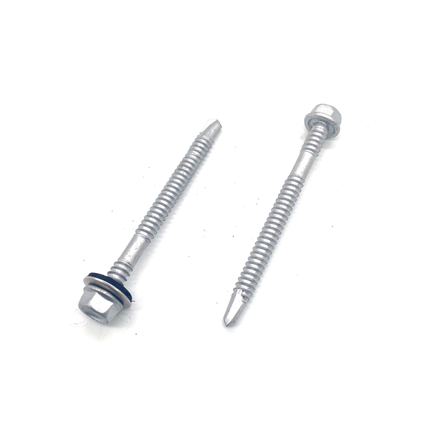 SS304 SS410 Ruspert Din7504k Hex Flange Head Bi-metal Self Drilling Screw