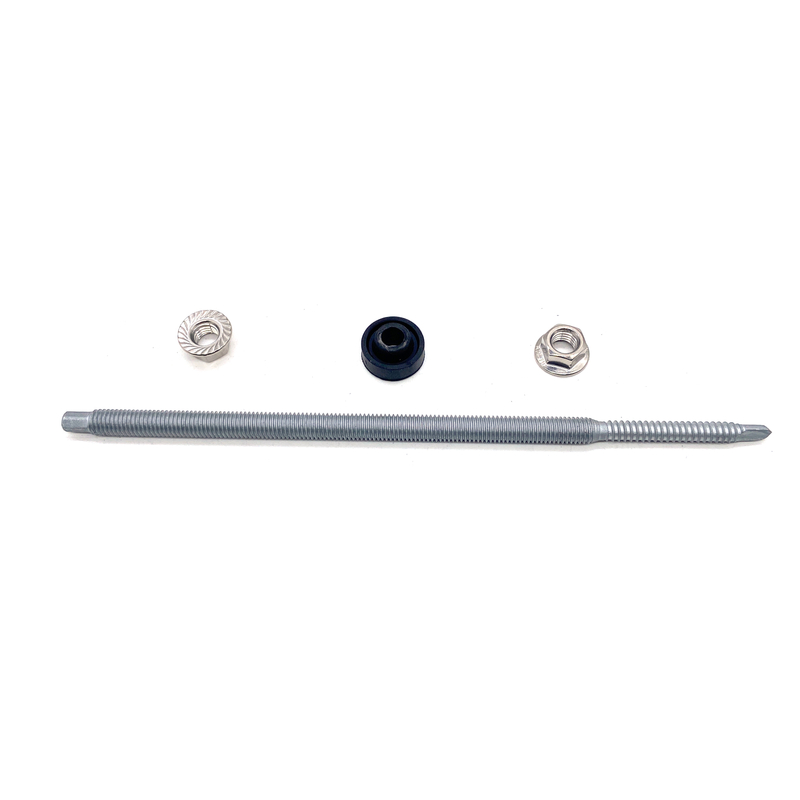 M8X249 M10X200 Carbon Steel Geomet Self Drilling Hanger Bolt for Solar Bracket