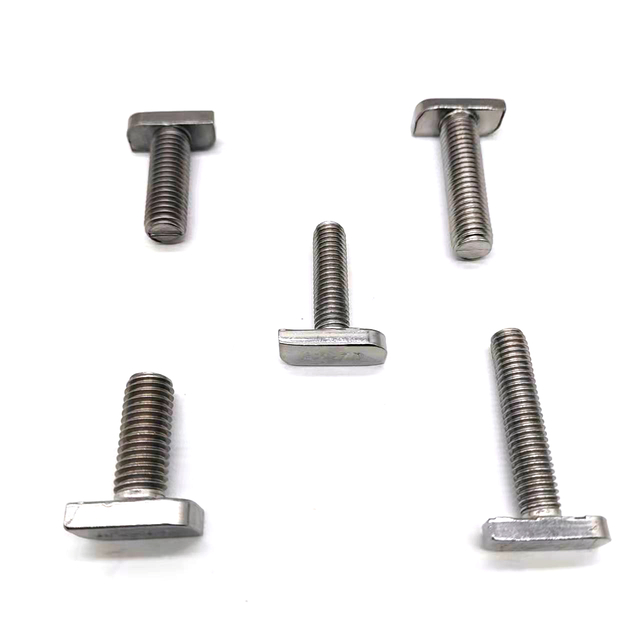 China Factory M8 Stainless Steel Bolts T Head Bolts