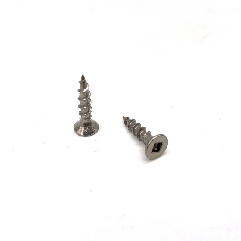 Stainless Steel 304 316 Square-Recessed Flat Countersunk Head Self Tapping Screws