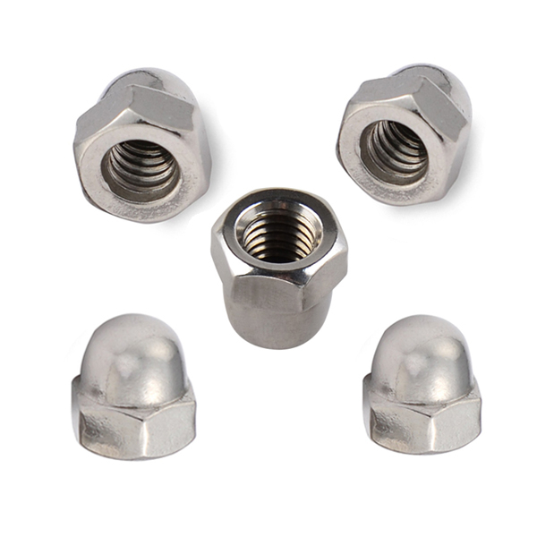 High Quality Hex Dome DIN1587 Stainless Steel M8 Cylinder Hexagon Cap Nut