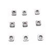 Factory Price Stainless Steel DIN557 M3 M4 M5 Square Nut 