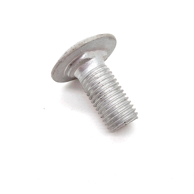 A2-70 Carbon Steel Hot Dip Galvanized Non-standard Round Head Short Square Neck Carriage Bolt 