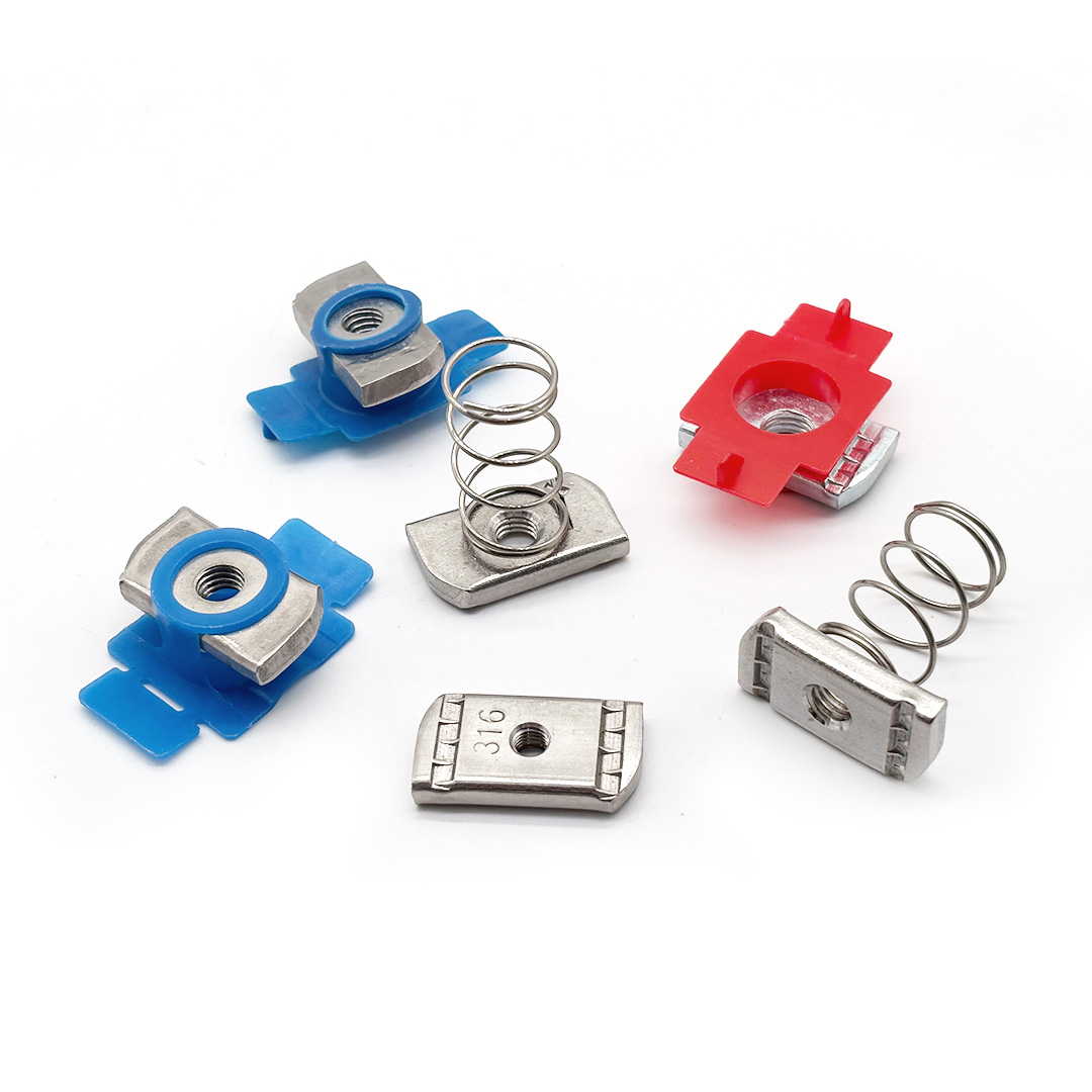 Stainless Steel Plastic Spring Nut Channel Strut Nut for Solar Mounting System
