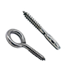 China Supplier M4 M5 Small Stainless Steel Eyelets Screw Hooks Self Tapping Lag Eye Screw