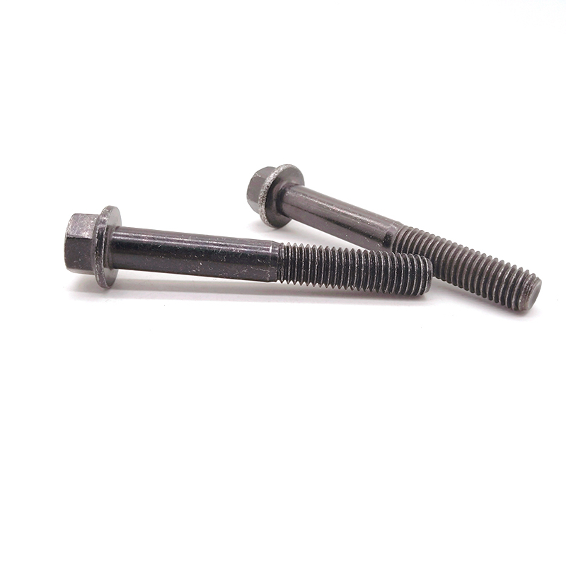  Carbon Steel Black Grade8.8 DIN6922 Hexagon Flange Bolt