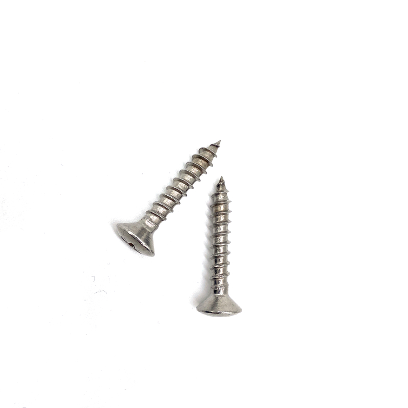  ANSI/ASME B 18.6.5M Stainless Steel Cross Recessed Slotted Countersunk Head Self Tapping Screw 