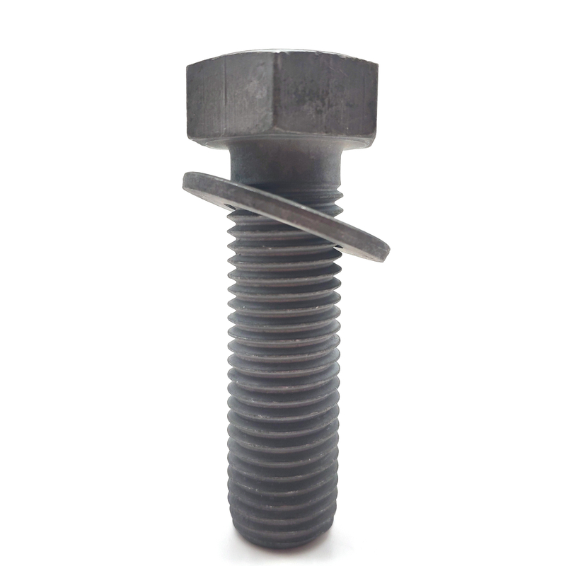 Carbon Steel DIN933 HDG Grade 8.8 Full Thread Hex Bolt with Washer