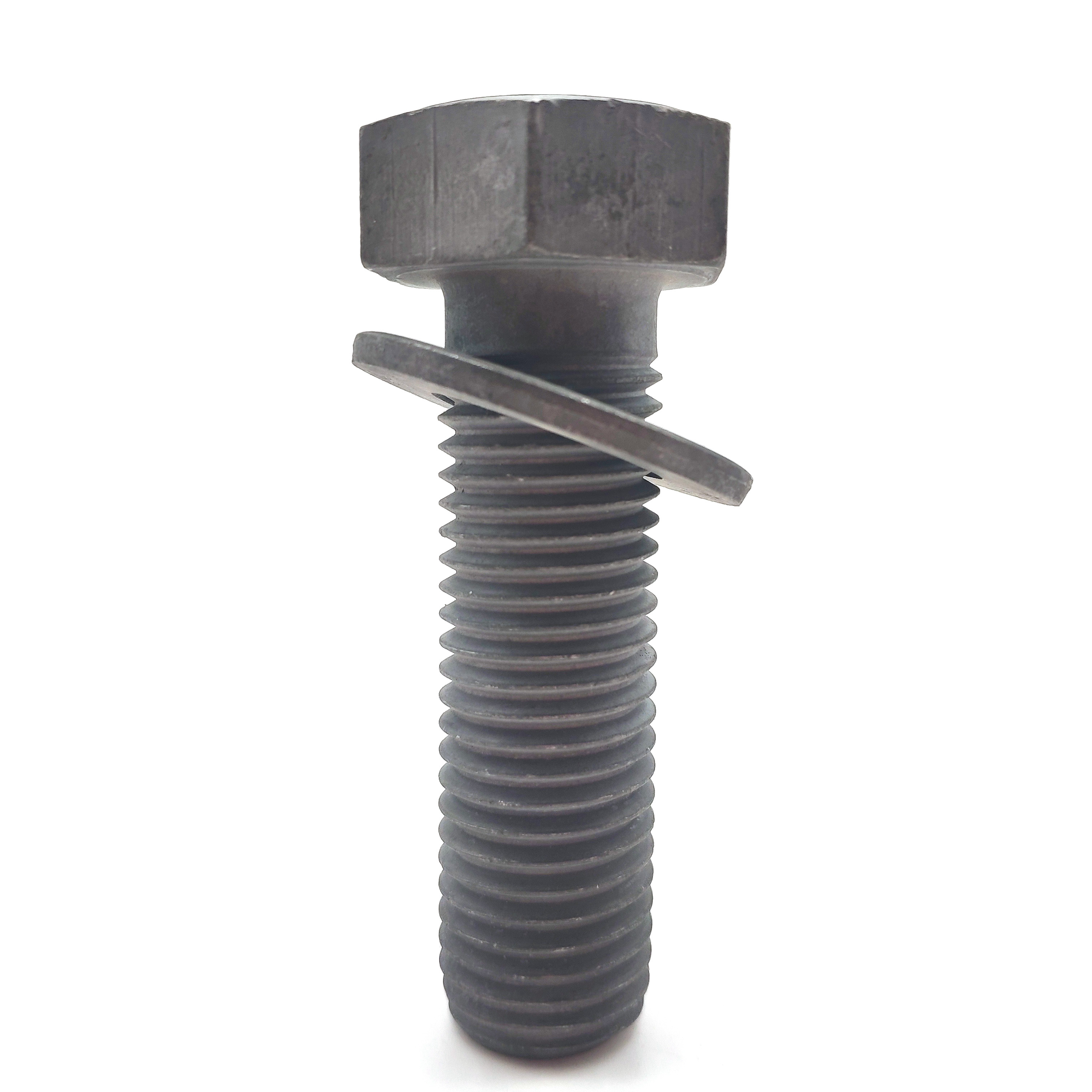 Carbon Steel DIN933 HDG Grade 8.8 Full Thread Hex Bolt with Washer
