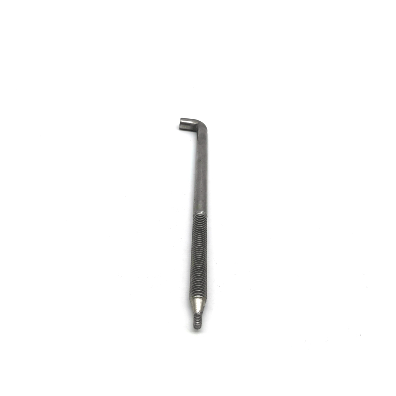 Stainless Steel J Hook Threaded Stud Anchor Bolt Connecting Rod