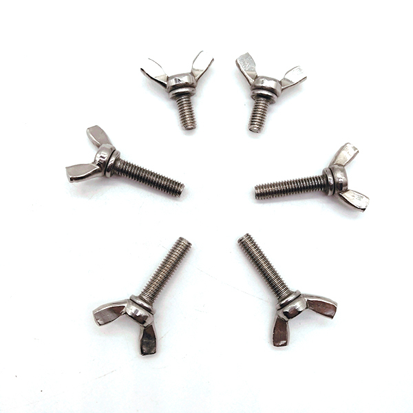 China Factory Stainless Steel 304 316 Wing Machine Bolt Screws