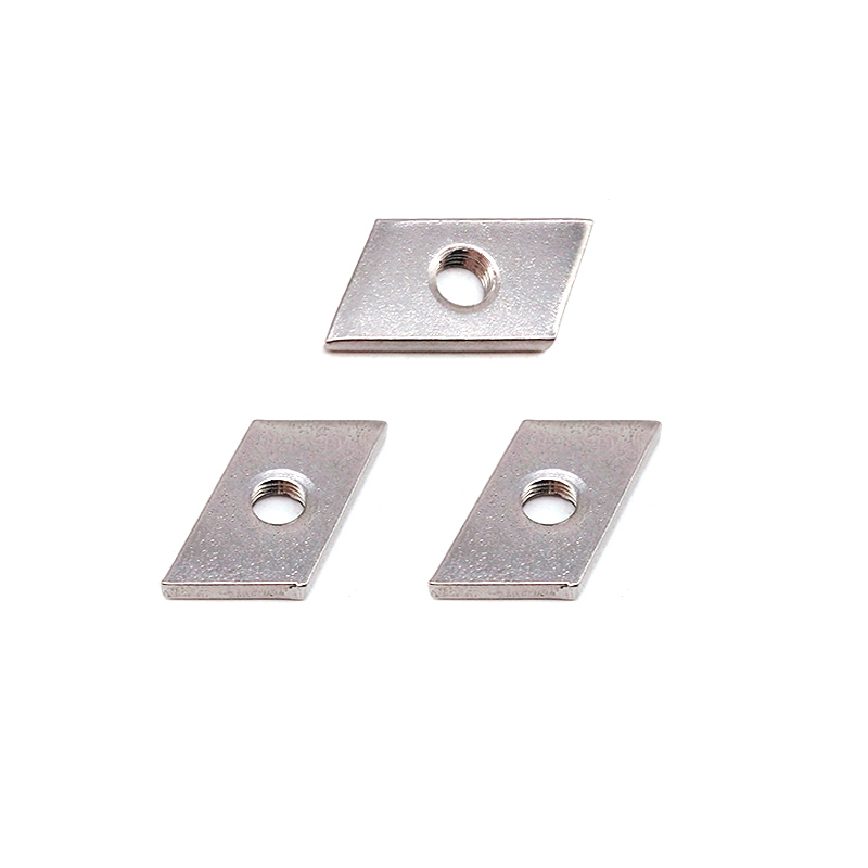 Customized Stainless Steel SS201 SS304 Stamping Rectangular Square Diamond Nut