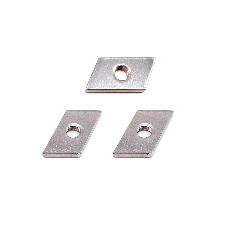 Customized Stainless Steel SS201 SS304 Stamping Rectangular Square Diamond Nut
