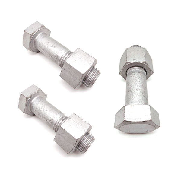 Carbon Steel Hot-dip Galvanizing Half-thread Heavy Hex Head Bolt And Nut