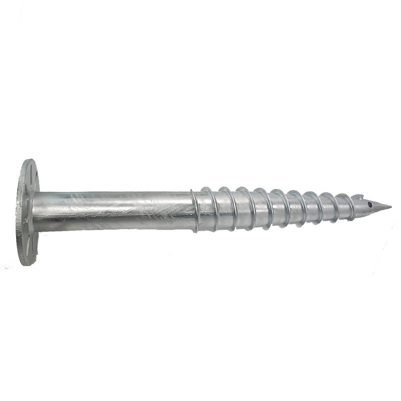 Customized Short Helical Piles Solar Ground Mount Ground Screw
