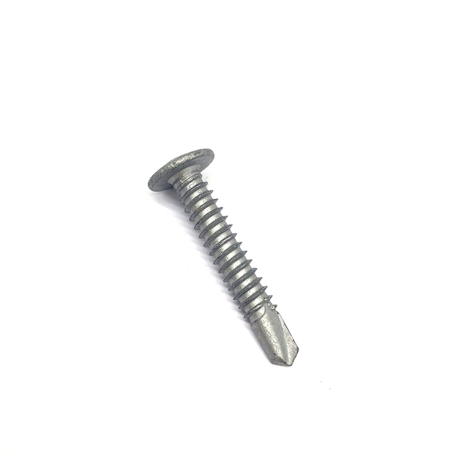 SS304+SCM435 Flat Head Cross Recessed Drilling Bi-Metal Screw for Solar Energy System