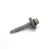 Stainless Steel SS316+SCM435 Hex Flange Head Photovoltaic Self Drilling Bi-metal Screw with EPDM Washer