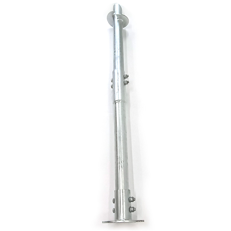 Large Spiral Blades HDG Ground Piles Screw Foundation with Round Head