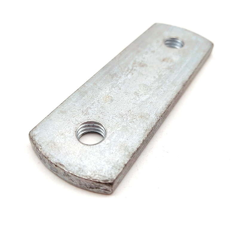 Carbon Steel Grade 6.8/8.8 Zinc Plated Non-standard Metal Stamping Flat Rectangle Two Hole Nut