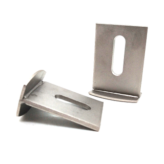 Stainless Steel SS304 90 Degree L Type Corner Brace Angle Bracket / Deck Hardware Brackets