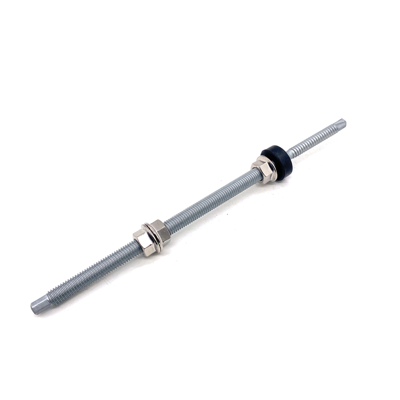 M8X249 M10X200 Carbon Steel Geomet Self Drilling Hanger Bolt for Solar Bracket