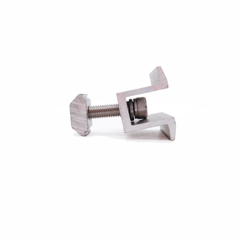 Solar Panel Mounting Mid Aluminum Clamp with Hex Socket Head Cap Screw