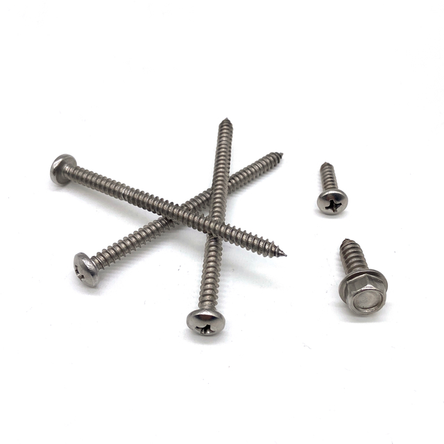 304 316L Stainless Steel Trim Head Screws for Metal Studs Self Tapping Wood Screws