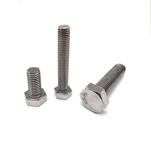 INOX A2 INOX A4 High Quality Fastener Stainless Steel 304 316 DIN933 Hex Head Bolt