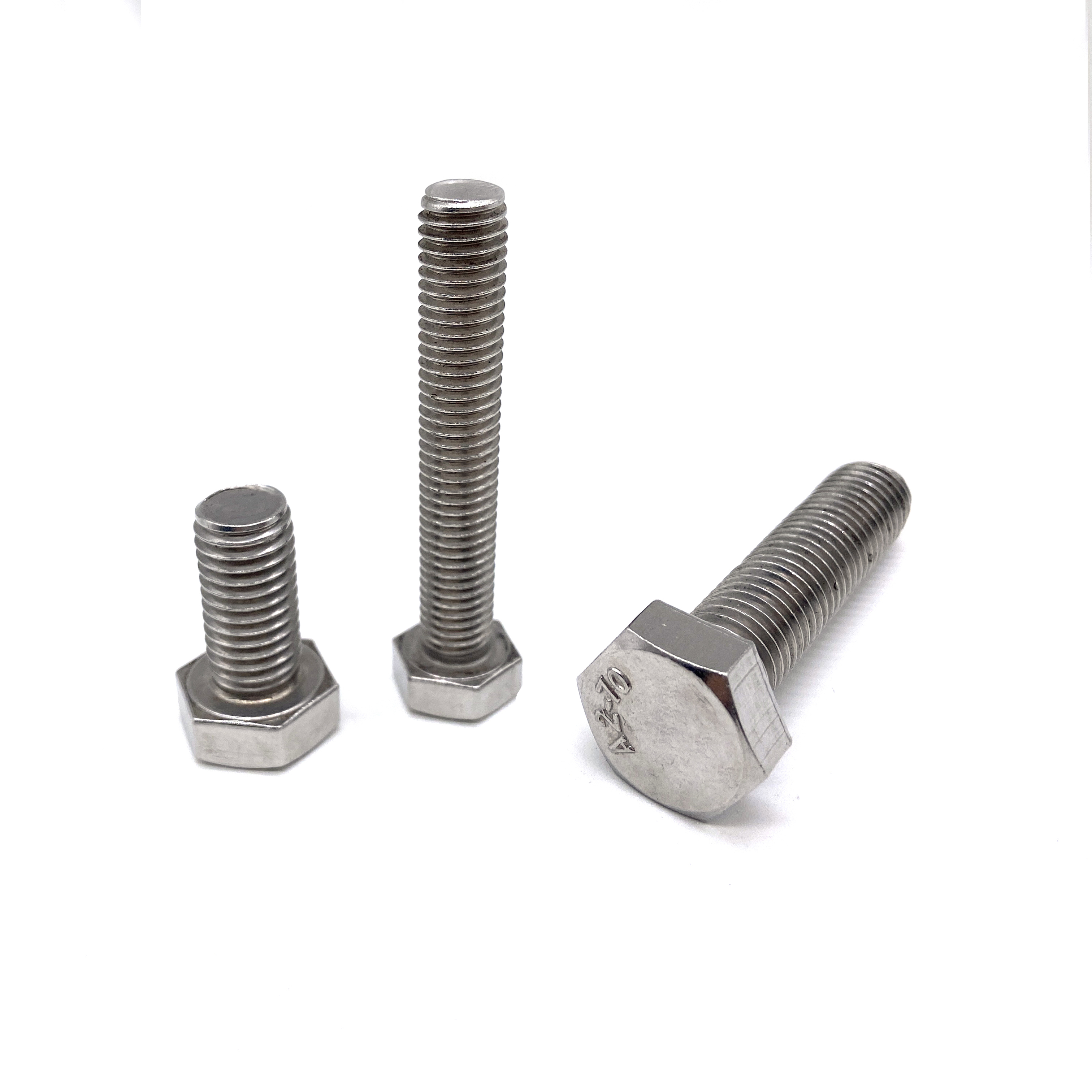DIN933 M5 M10 M12 M8 A2-70 Stainless Steel Hex Bolts - Buy m10