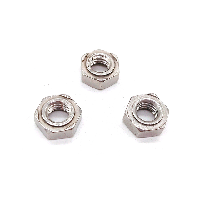 Size M6 DIN929 Stainless Steel Hexagon Weld Nut