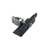 Black Aluminum Adjustable End Clamp for Solar Panels 