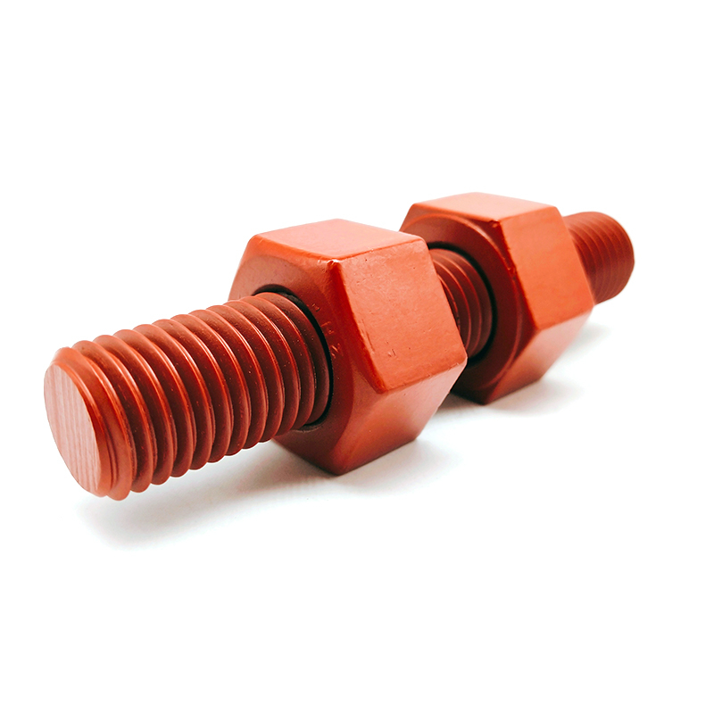 Teflon Full Threaded Carbon Stud Thread Rod Bolts And Nuts